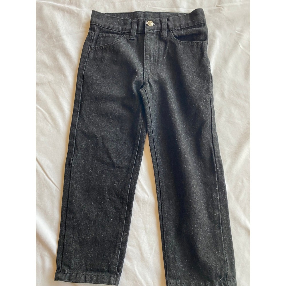Enyce Boys Black Denim Jeans Streetwear Straight Leg Pants Size 4 Black Black